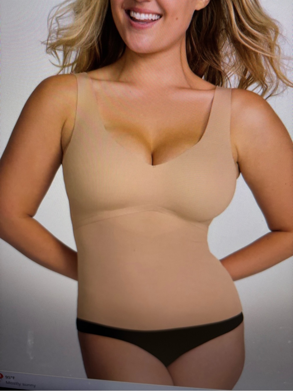 Honeylove Liftwear Tank Size XL Sand